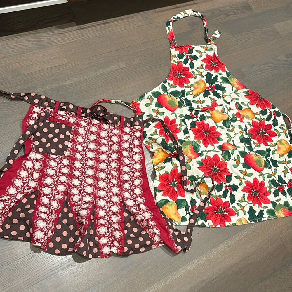Two Colorful Aprons